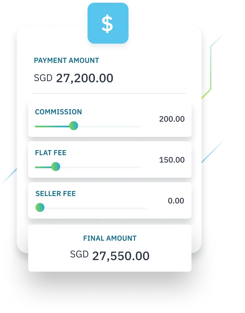 flexible pricing and commission fee structures for marketplaces
