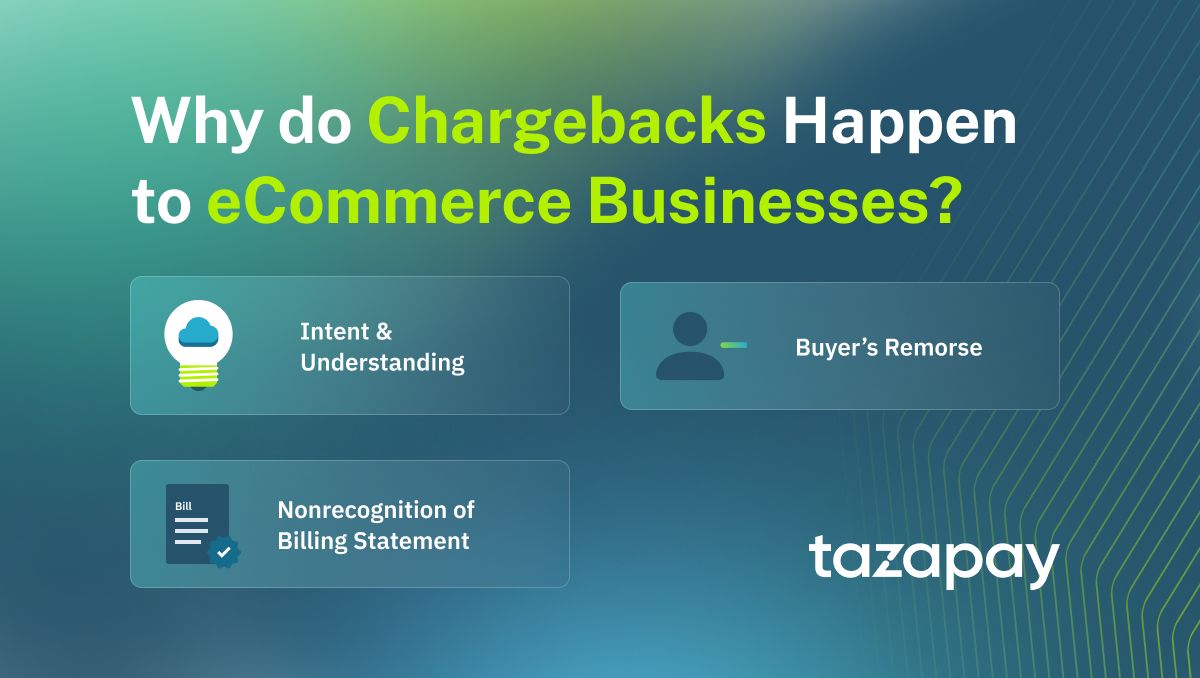 why do chargebacks happen to ecommerce businesses